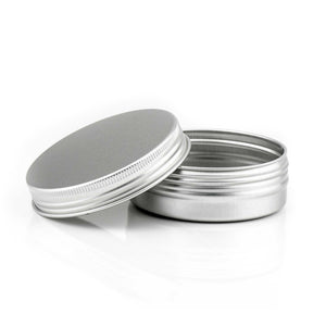 Srebrna kozmetička kutija za kreme 60 ml – aluminijumska ambalaža za pakovanje kremi i melema