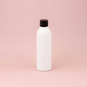 RIO PET boca bela sa crnim flip top zatvaračem kozmetička ambalaža 250ml