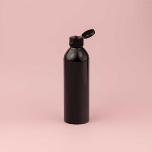 RIO PET boca 250ml crna sa flip top zatvaračem kozmetička ambalaža 24mm