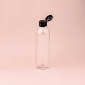 RIO PET boca 250ml transparentna sa flip top zatvaračem kozmetička ambalaža 24mm
