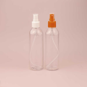 RIO PET boca transparentna 250ml 500ml sa raspršivačem za uljane rastvore narandžasti ili beli