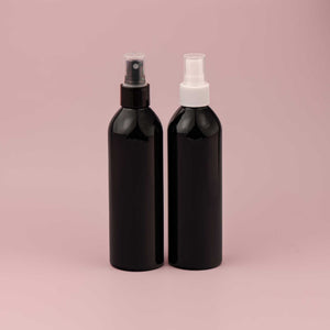 RIO PET boca crna 250ml 500ml sa raspršivačem kozmetička ambalaža 24mm
