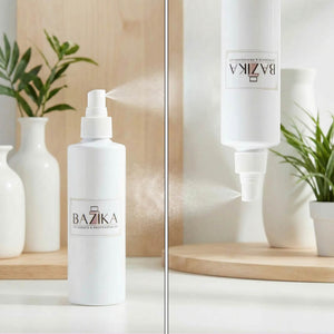 bela pet boca 250 ml lima sa 360 raspršivačem beli kozmetička ambalaža 24mm