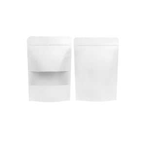 doypack kesa bela sa transparentnim prozorom