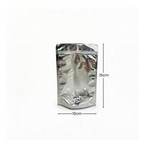 aluminijumska doypack kesa 10x15+3 cm sa prozorom