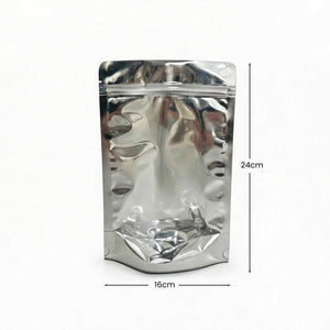 aluminijumska kesa 16x24+4 cm sa prozorom