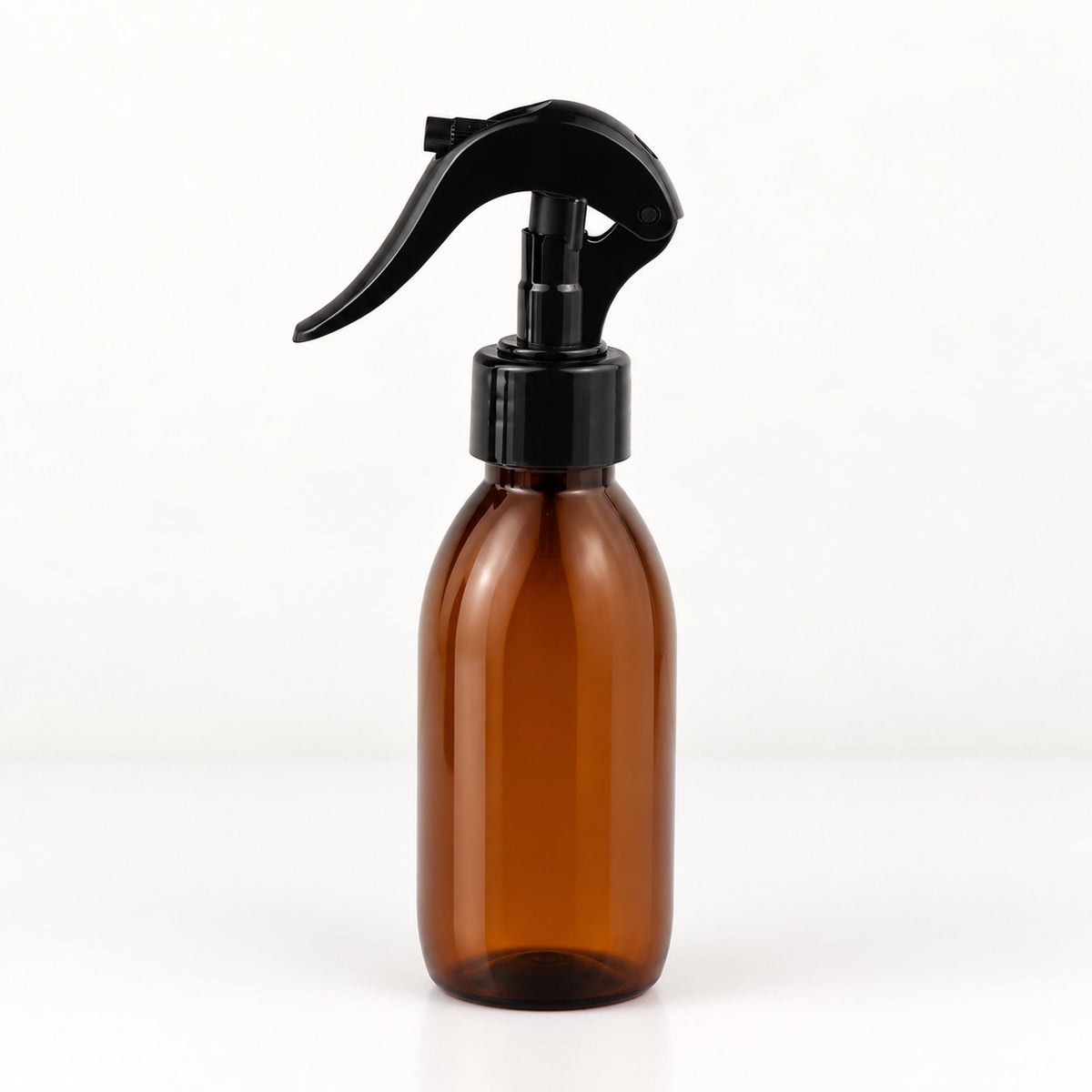 Braon PET boca za sirup sa crnim trigger sprej raspršivačem 28/410 - 448455 | Bazika