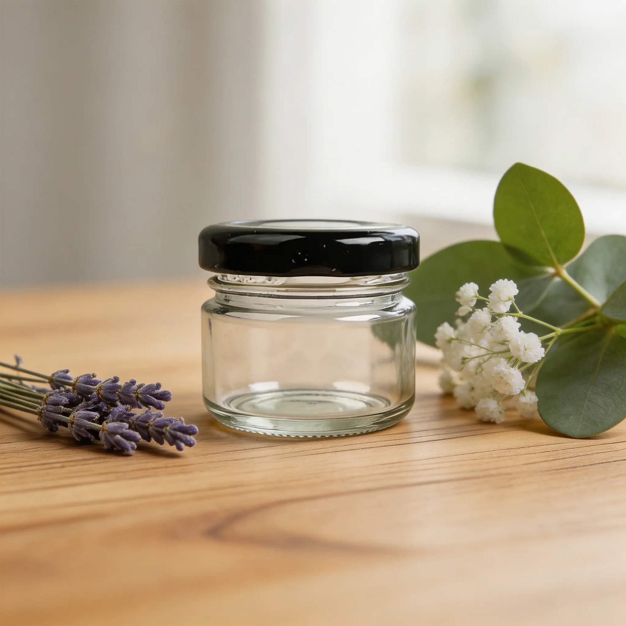 Tegla 30ml staklena, sa poklopcem - 143103/142320