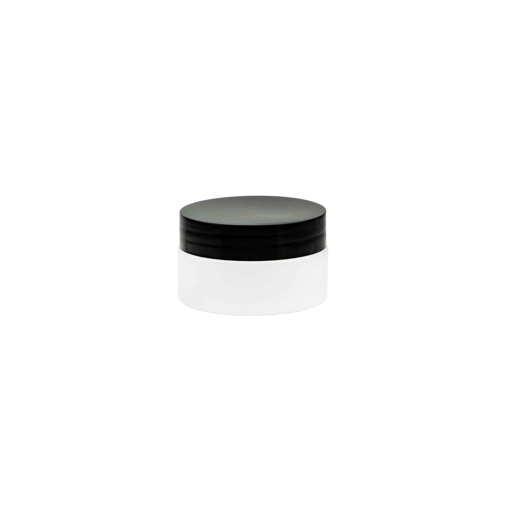 KLIO bela 50ml PET kozmetička kutija & crni poklopac - 402500/402920