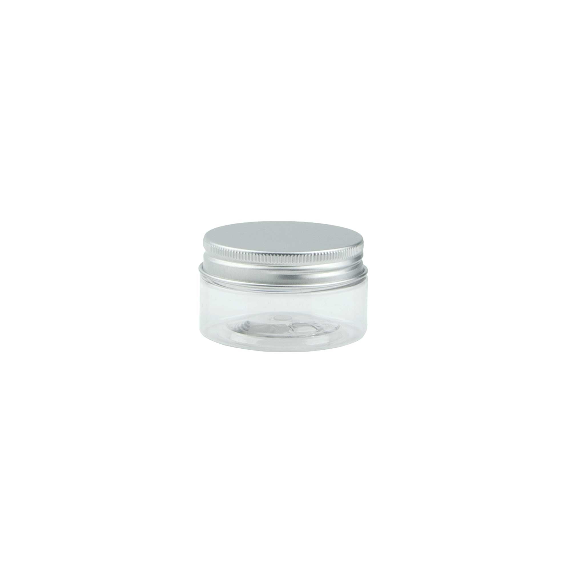 KLIO transparentna 50ml PET kozmetička kutija & aluminijum poklopac - 402400/402930