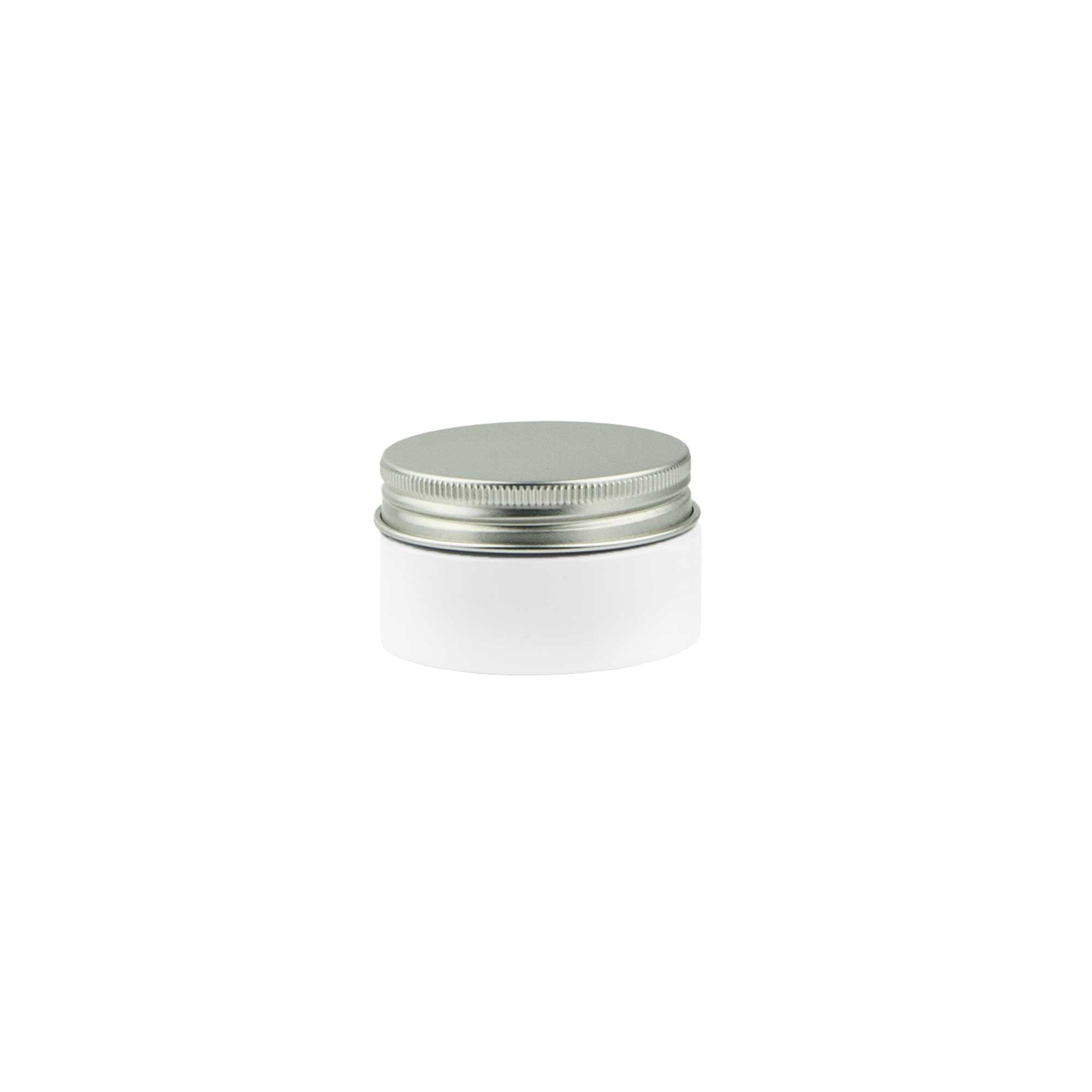 KLIO bela 50ml PET kozmetička kutija & aluminijum poklopac - 402400/402930