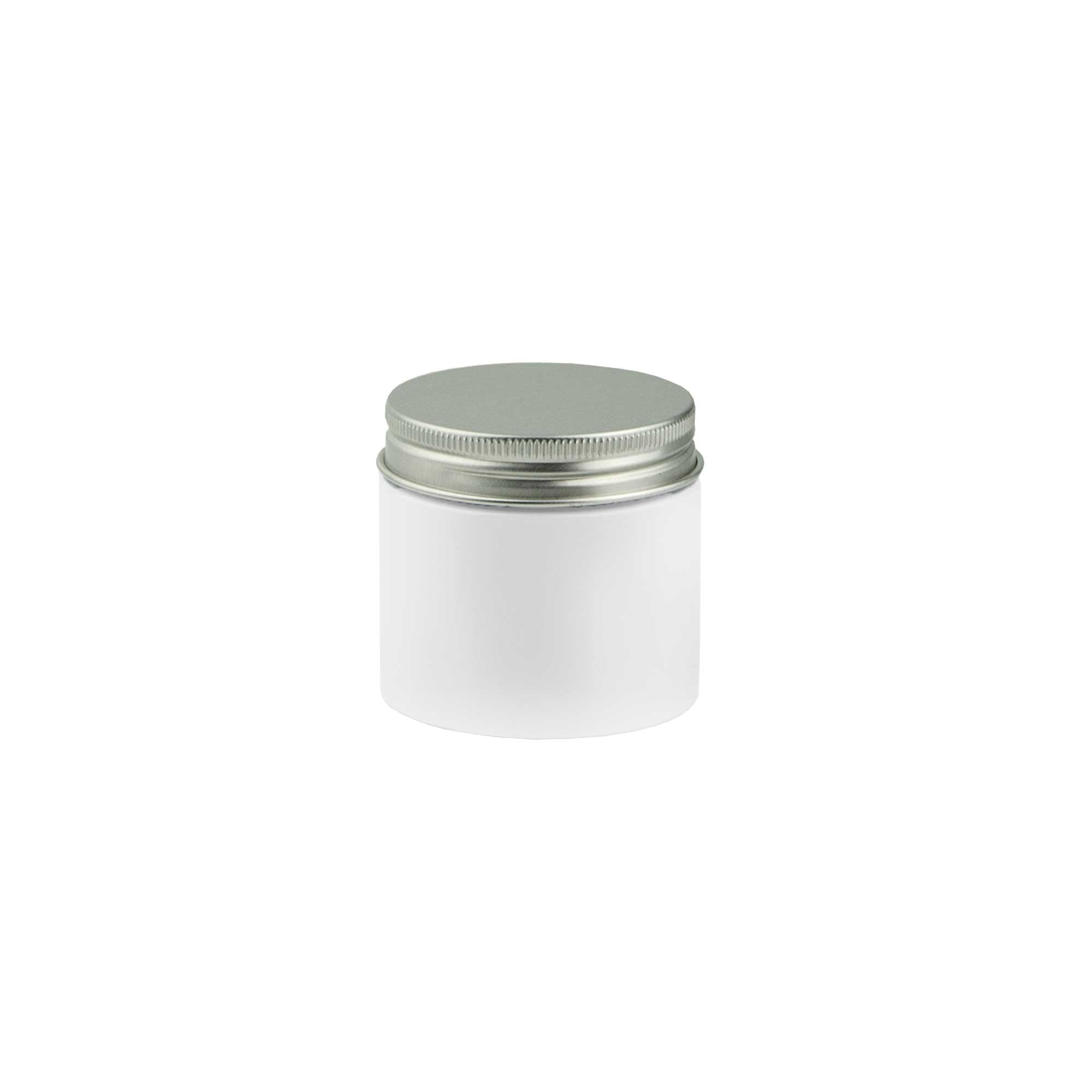 KLIO bela 100ml PET kozmetička kutija & aluminijum poklopac - 402500/402930