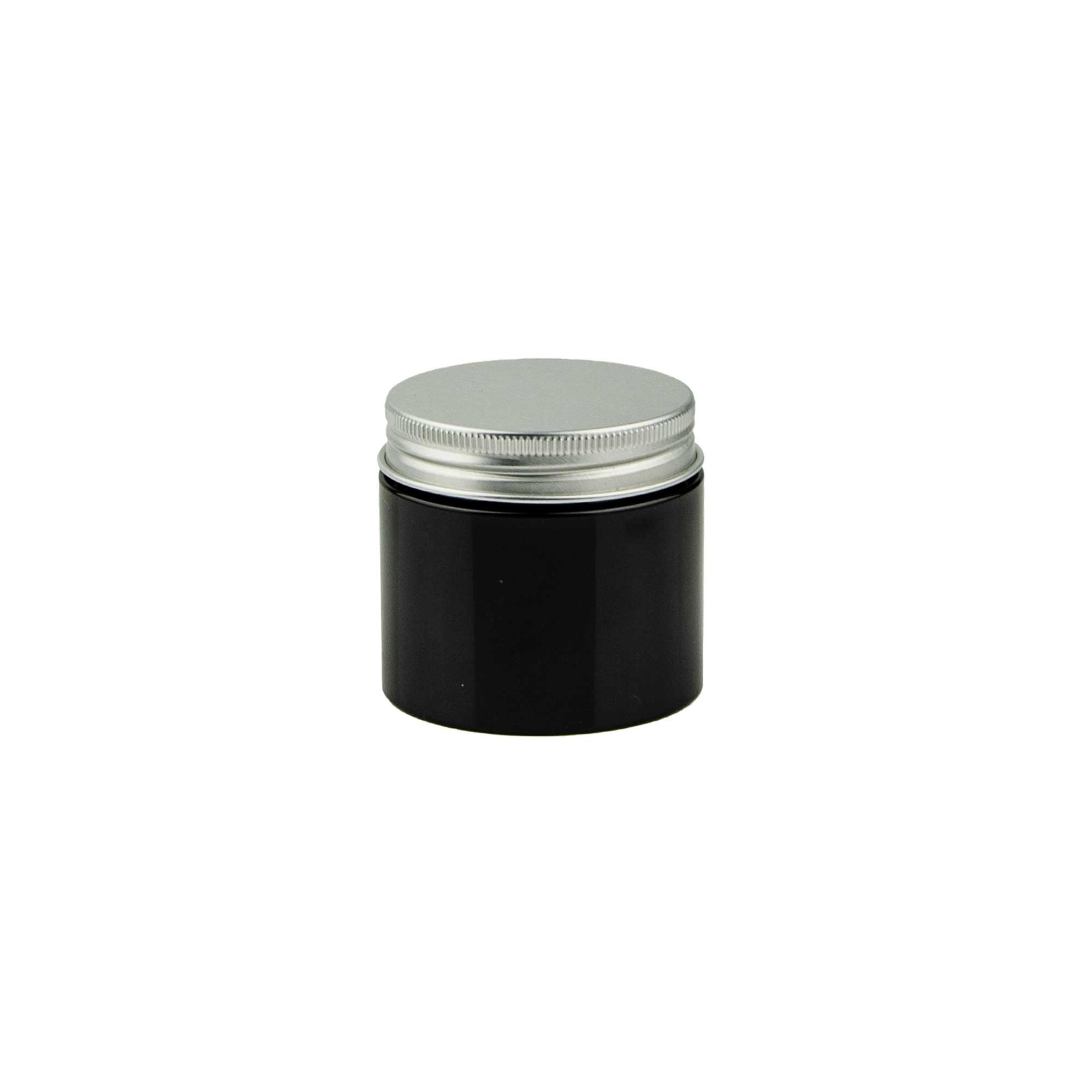 KLIO crna 100ml PET kozmetička kutija & aluminijum poklopac - 402500/402930