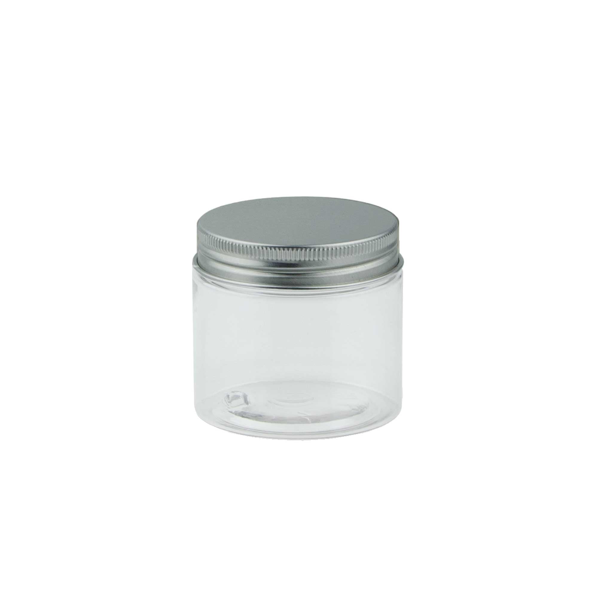 KLIO transparentna 100ml PET kozmetička kutija & aluminijum poklopac - 402500/402930