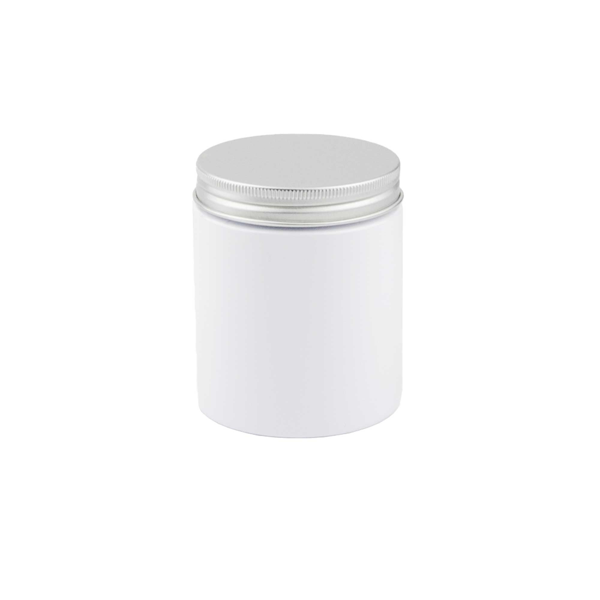 KLIO bela 250ml  PET kozmetička kutija & aluminijumski poklopac - 402600/402950