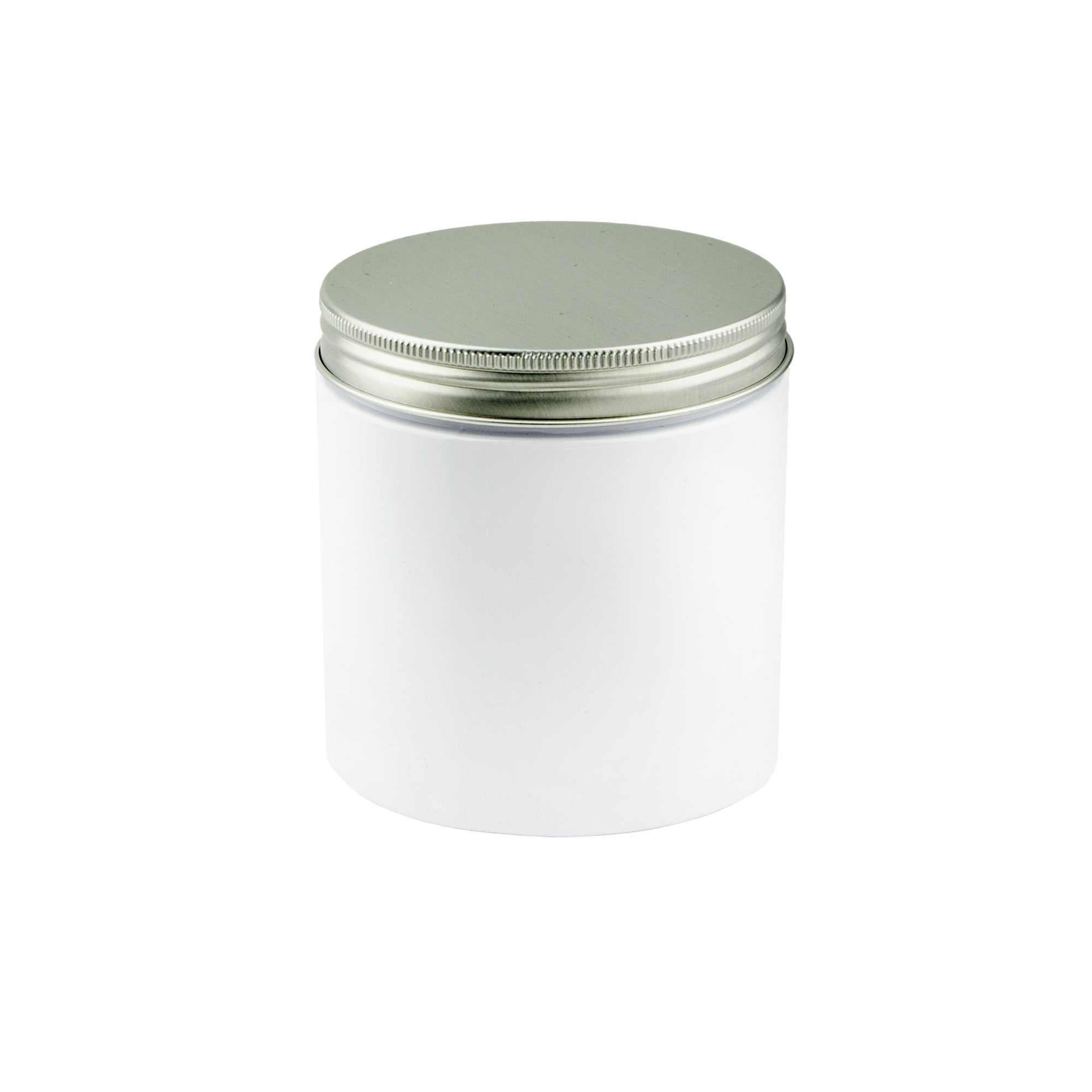 KLIO bela 500ml  PET kozmetička kutija & aluminijumski poklopac - 402700/402970