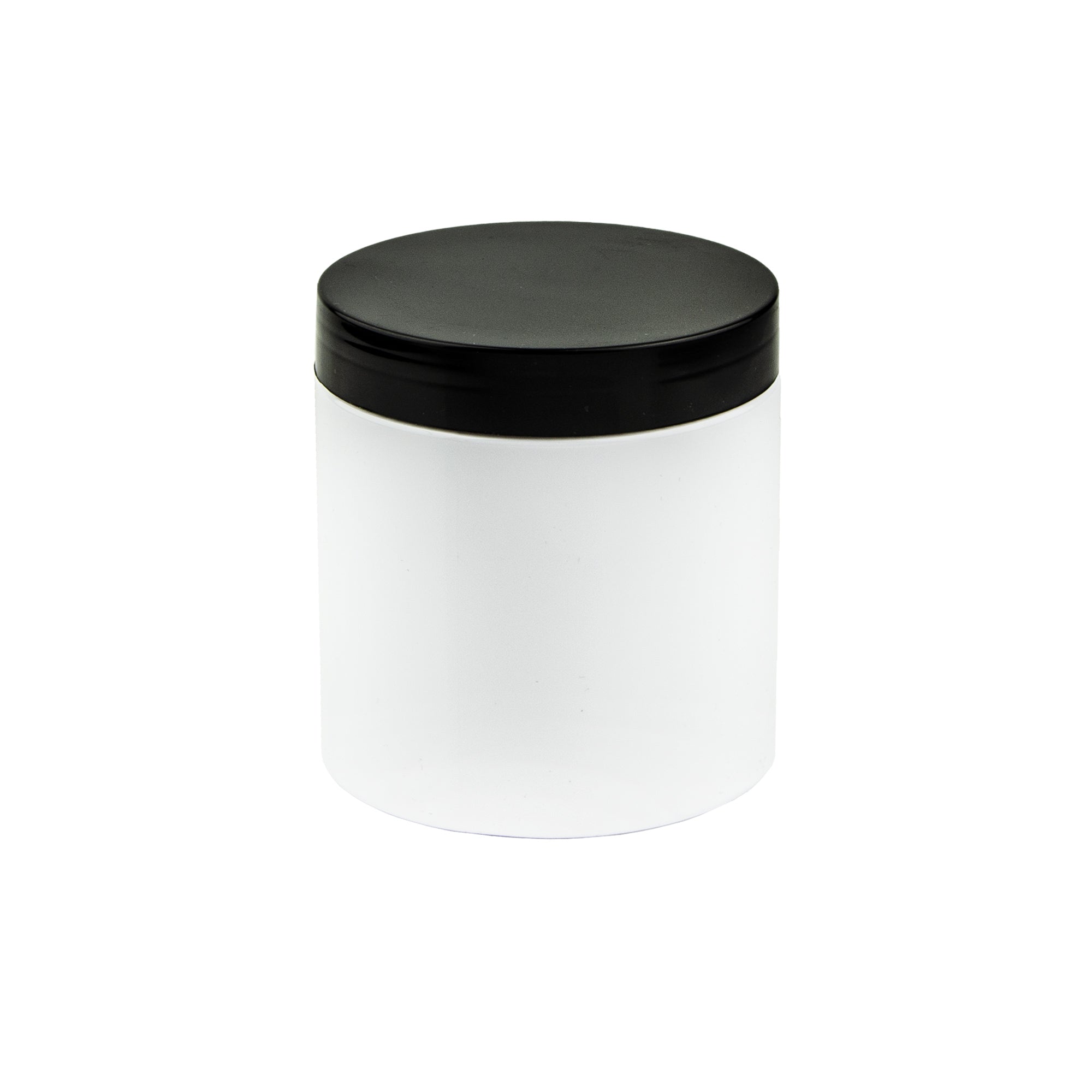 KLIO bela 500ml PET kozmetička kutija & crni poklopac - 402700/402960