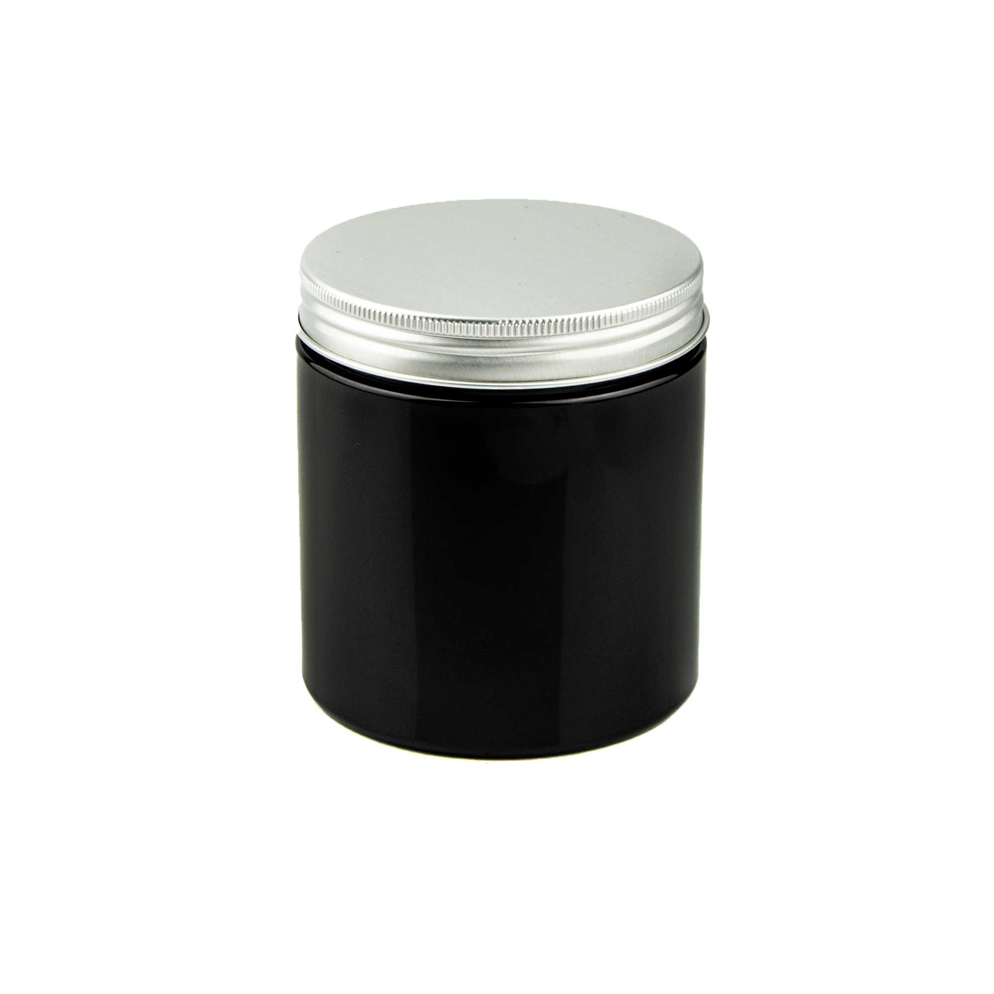 KLIO crna 500ml PET kozmetička kutija & aluminijumski poklopac - 402700/402970