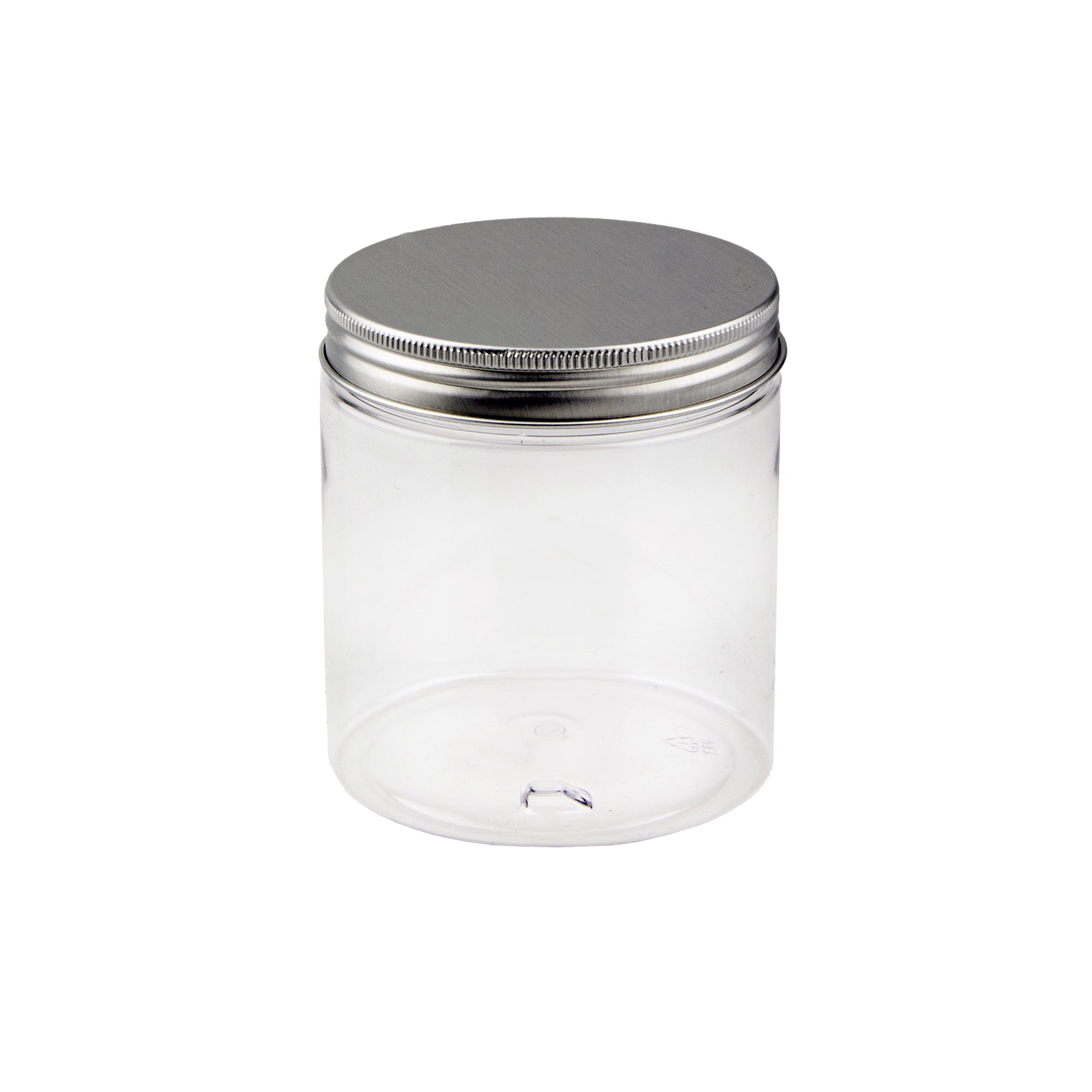 KLIO transparentna 500ml PET kozmetička kutija & aluminijumski poklopac - 402700/402970