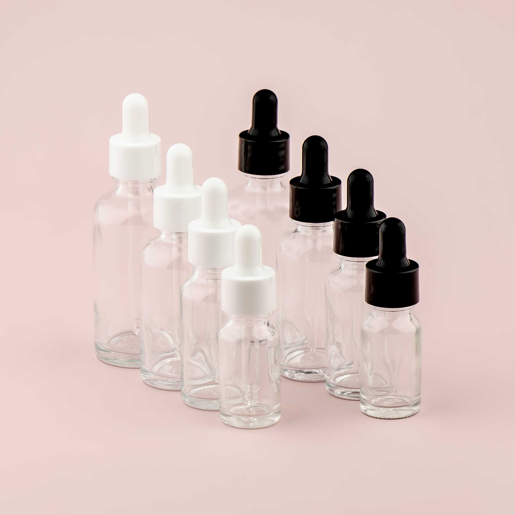 Staklena bočica 10-100ml, transparentna, sa pipetom - 411100/800 - 423600/610