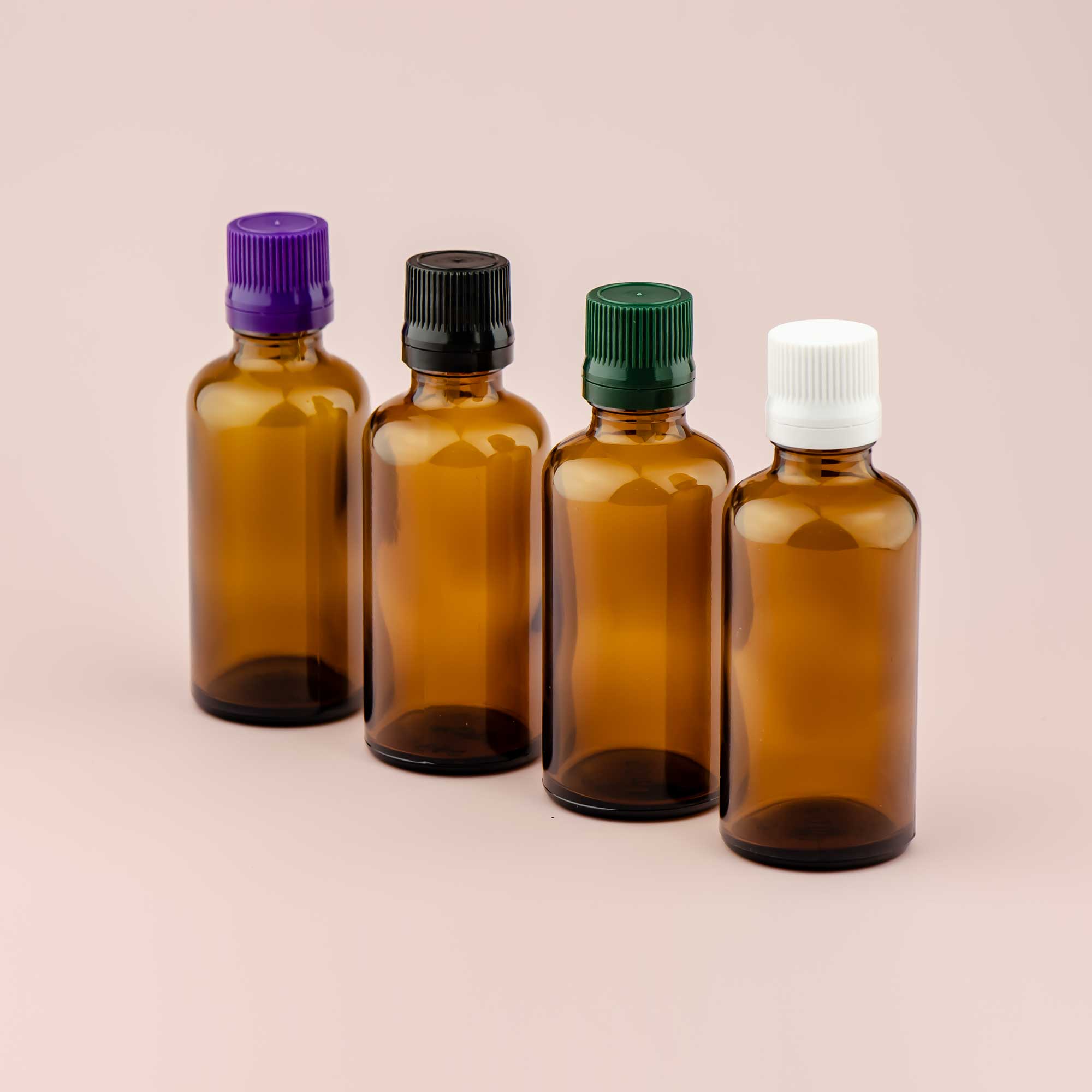 Staklena bočica 50ml, braon, sa kapaljkom - 411510-422100/150