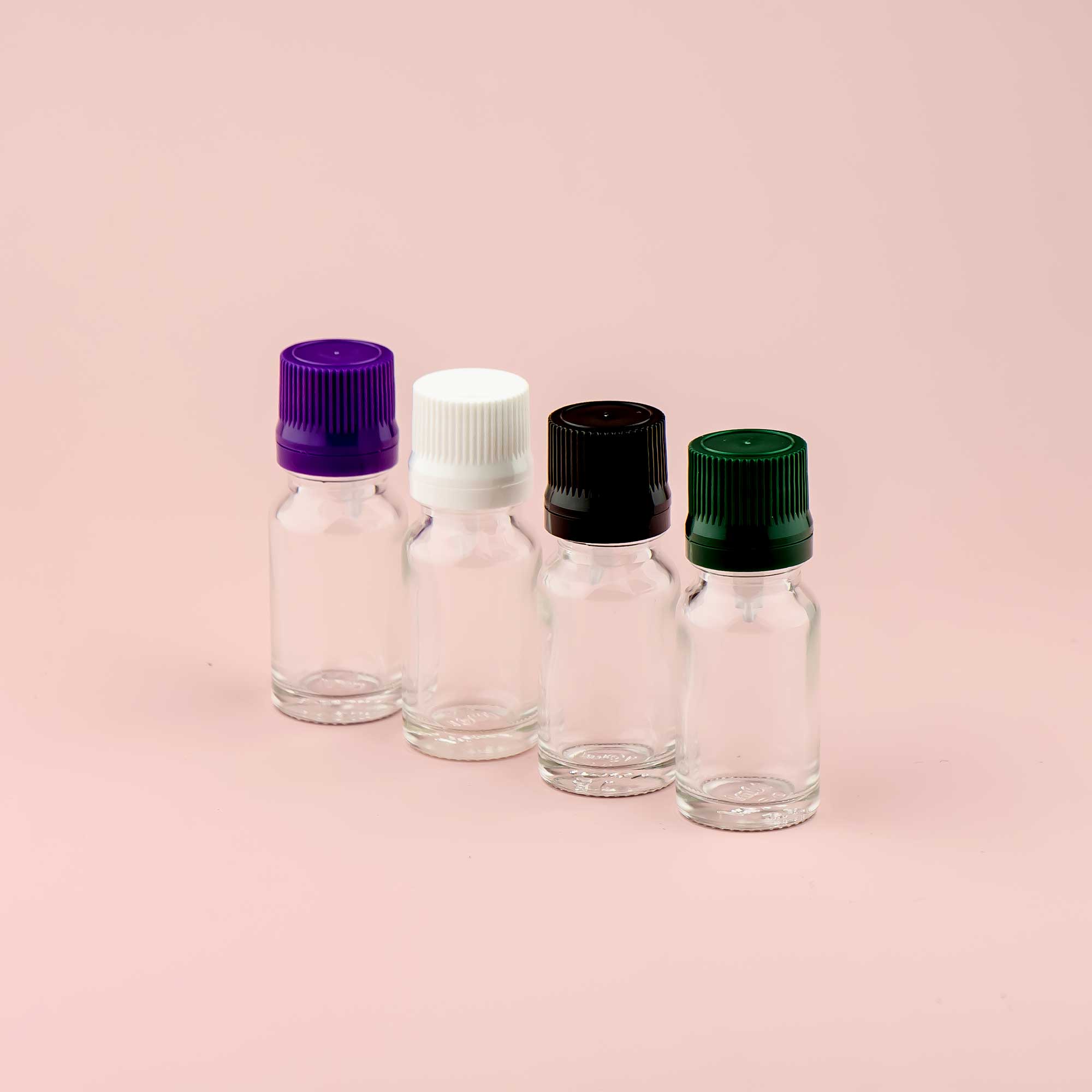 Staklena bočica 10ml, transparentna, sa kapaljkom - 411100-422100/150