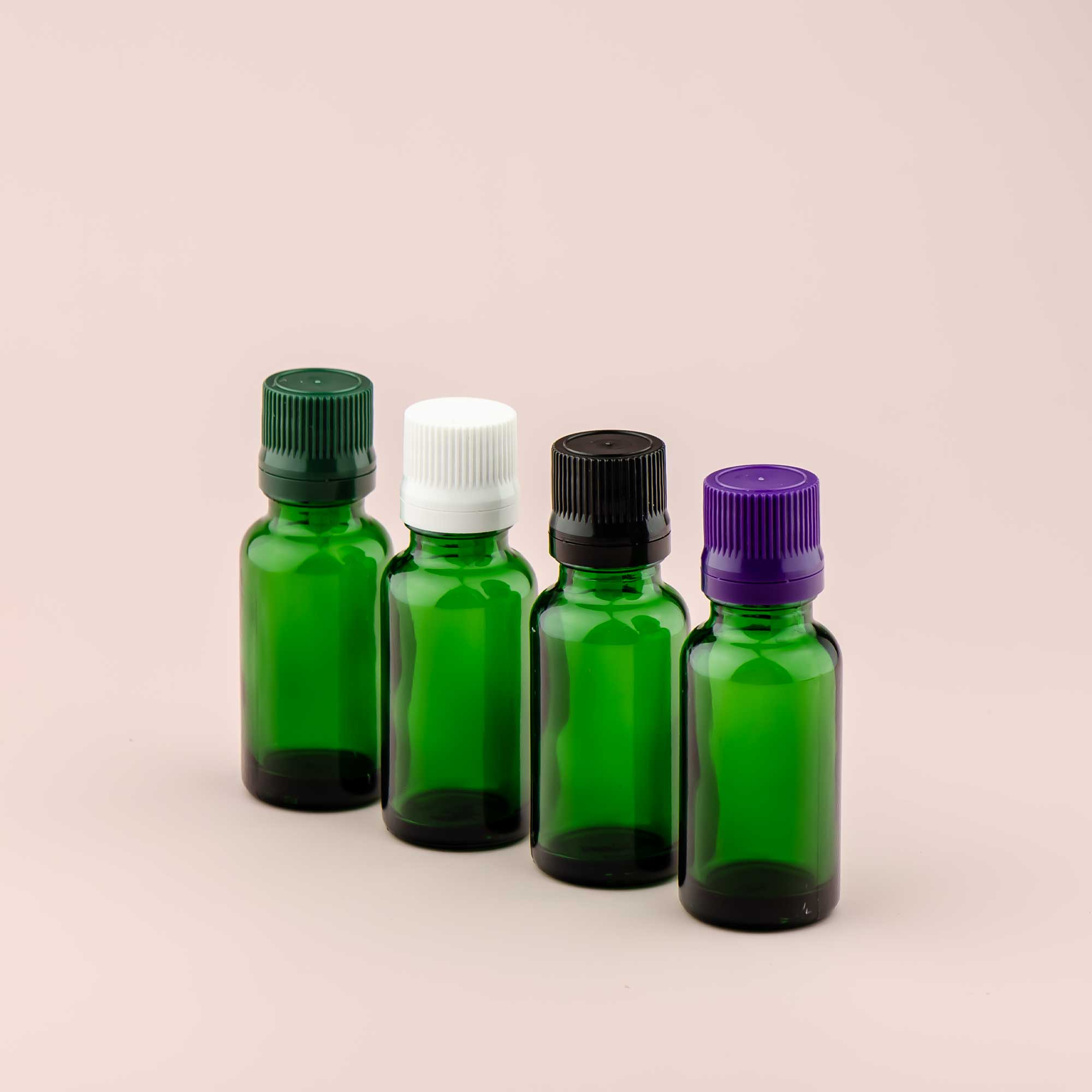 Staklena bočica 10ml, zelena, sa kapaljkom - 411140-422100/150