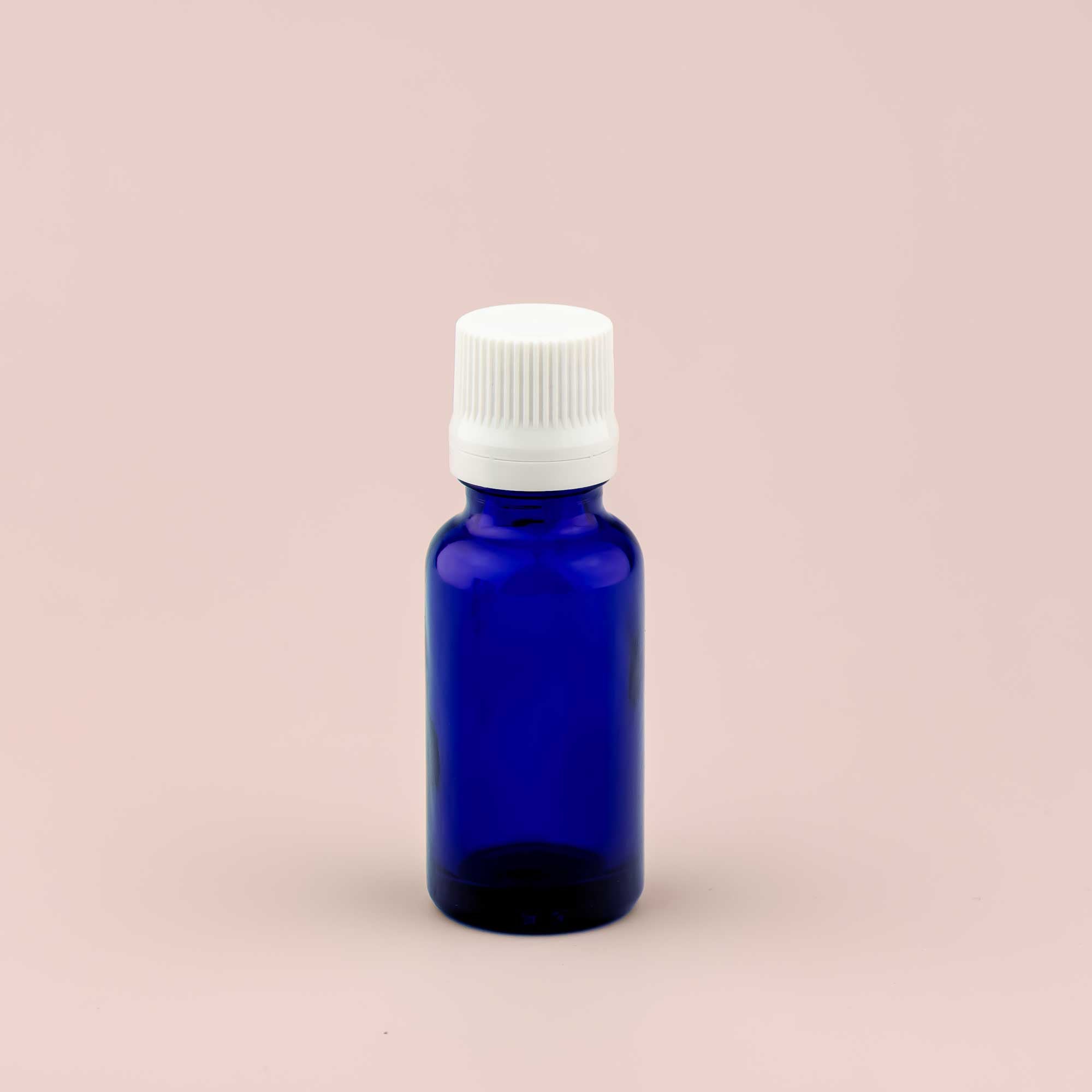 Staklena bočica 20ml, plava, sa kapaljkom - 411220-422100/150