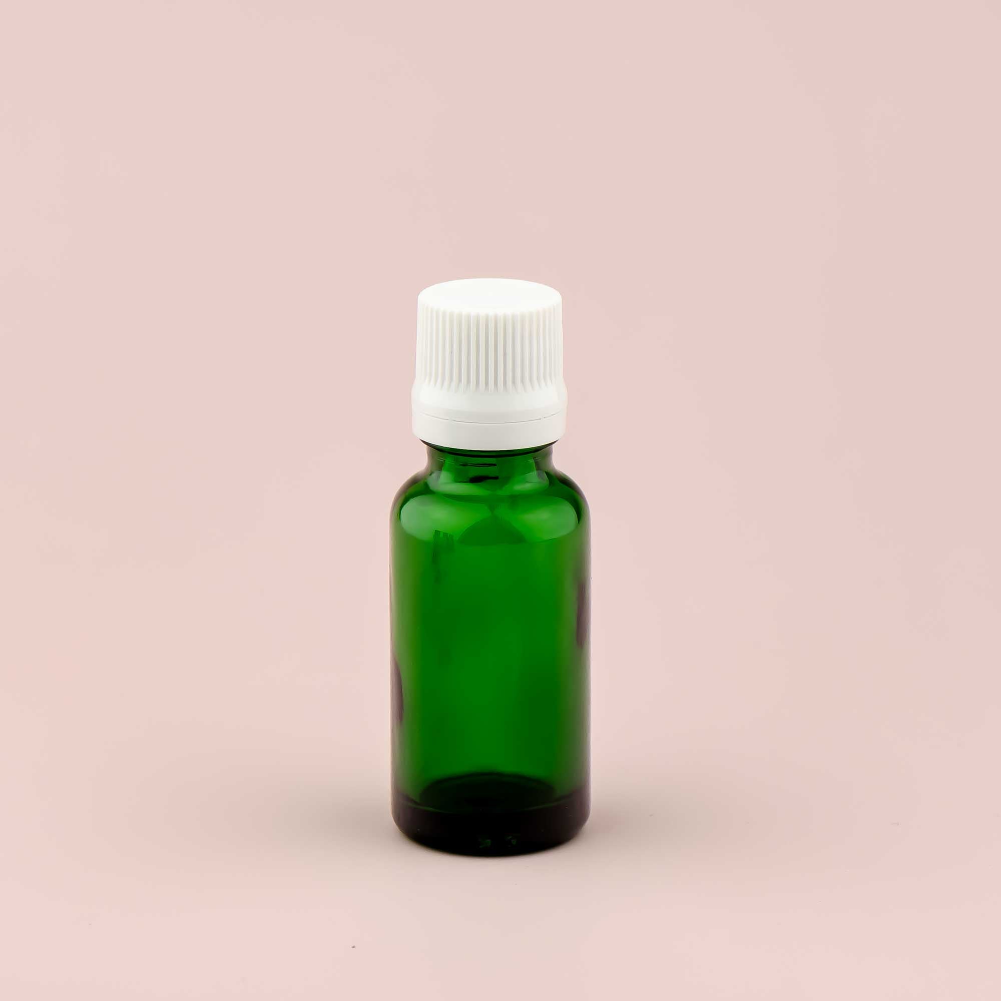 Staklena bočica 20ml, zelena, sa kapaljkom - 411240-422100/150