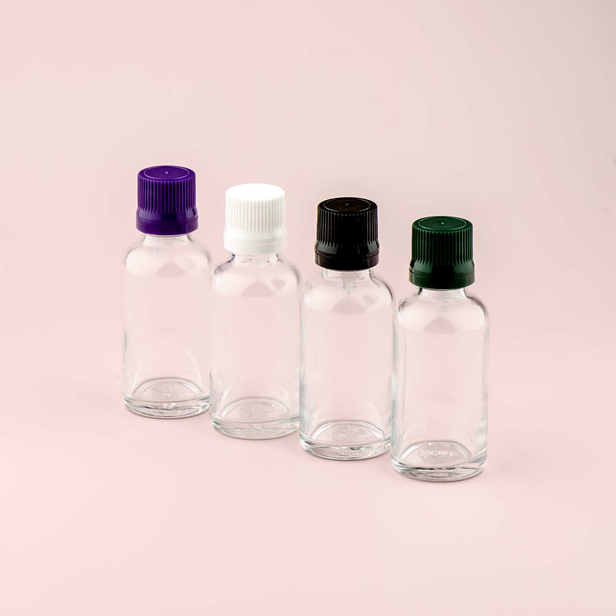 Staklena bočica 30ml, transparentna, sa kapaljkom - 411300-422100/150