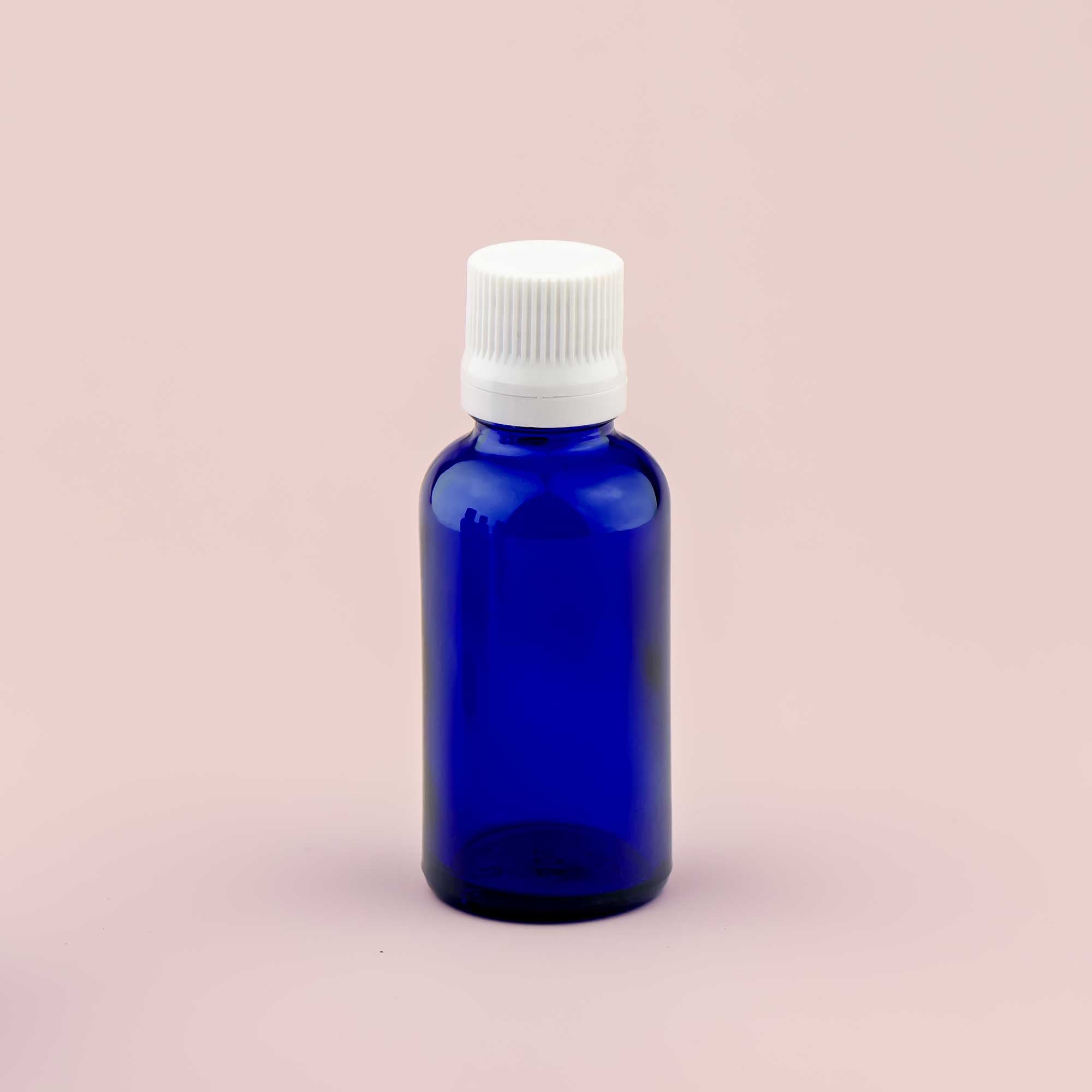 Staklena bočica 30ml, plava, sa kapaljkom - 411320-422100/150