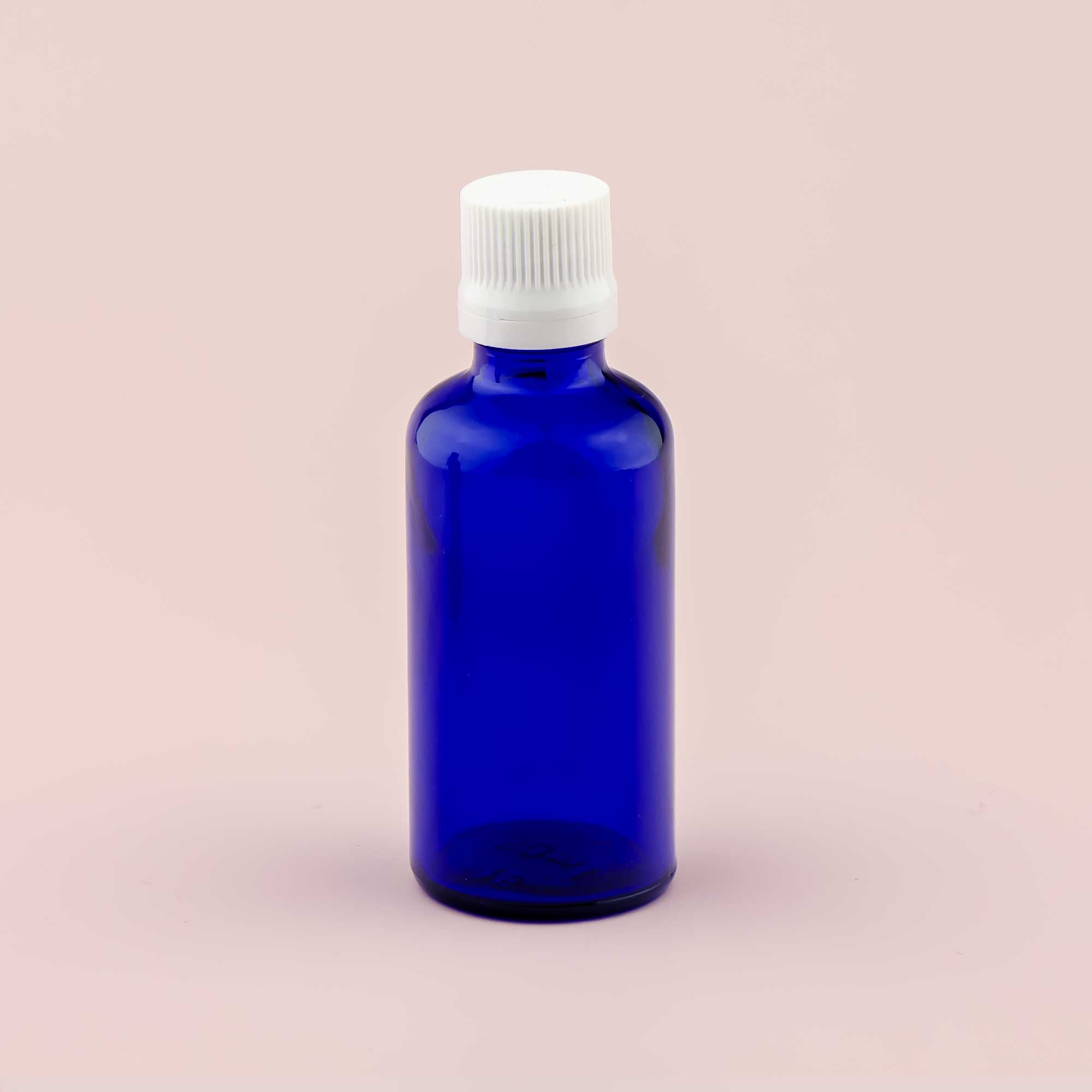 Staklena bočica 50ml, plava, sa kapaljkom - 411520-422100/150