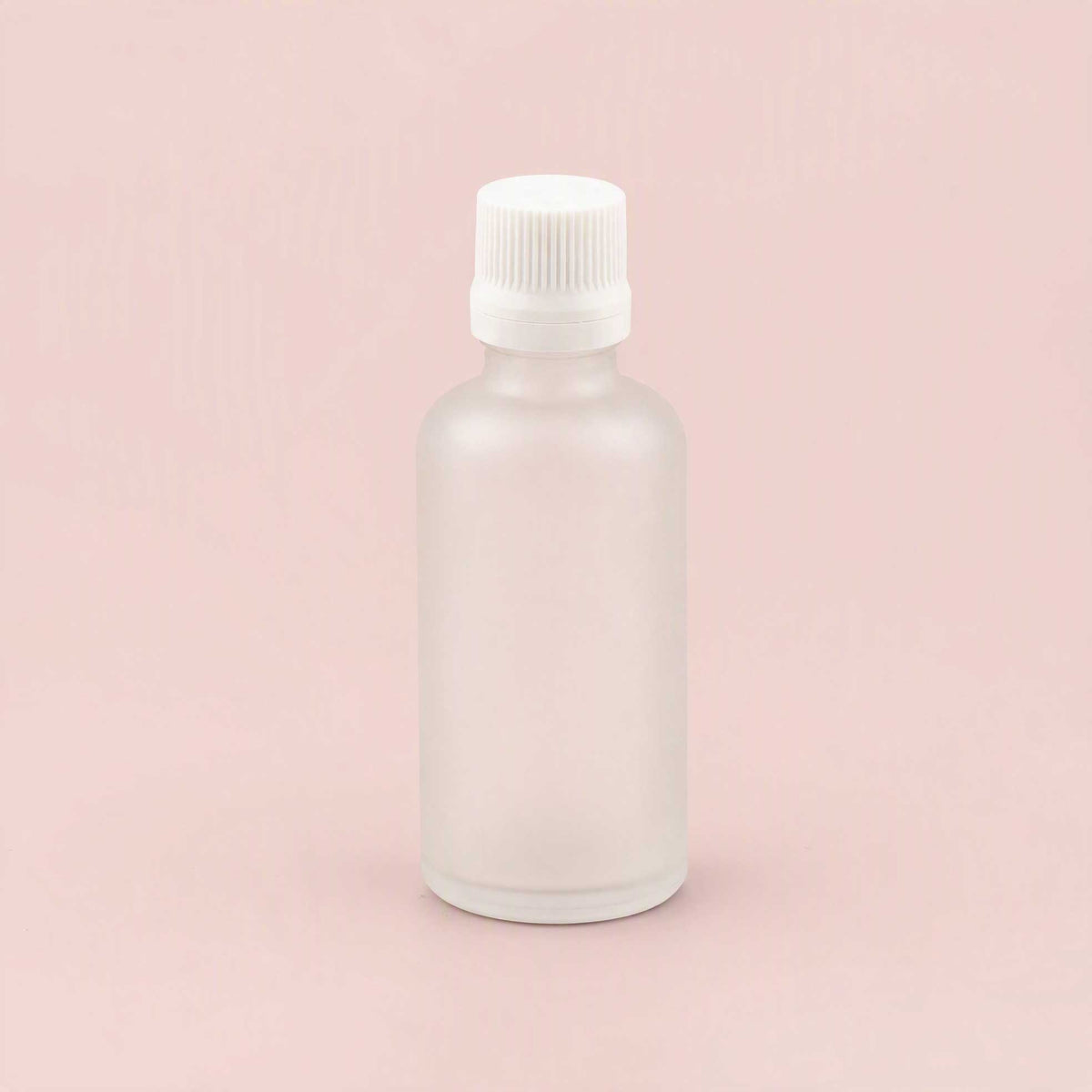Staklena bočica 50ml, mat bela, sa kapaljkom - 411550-422100/150