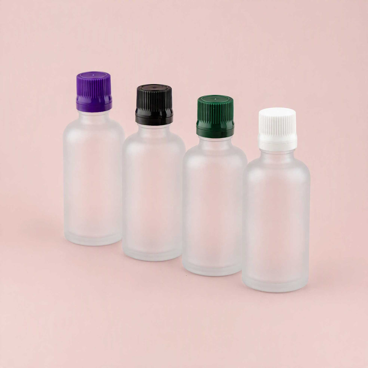 Staklena bočica 50ml, mat bela, sa kapaljkom - 411550-422100/150