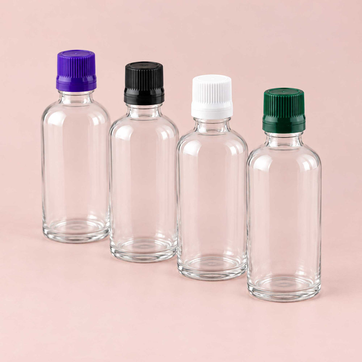 Staklena bočica 100ml, transparentna, sa kapaljkom - 411800-422100/150