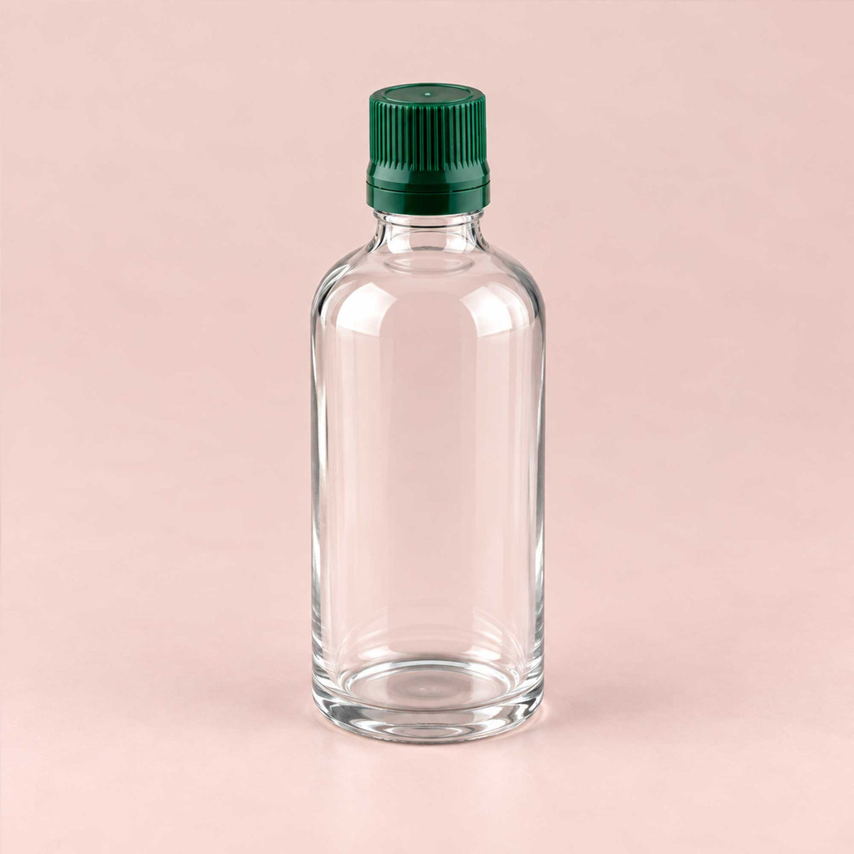 Staklena bočica 100ml, transparentna, sa kapaljkom - 411800-422100/150