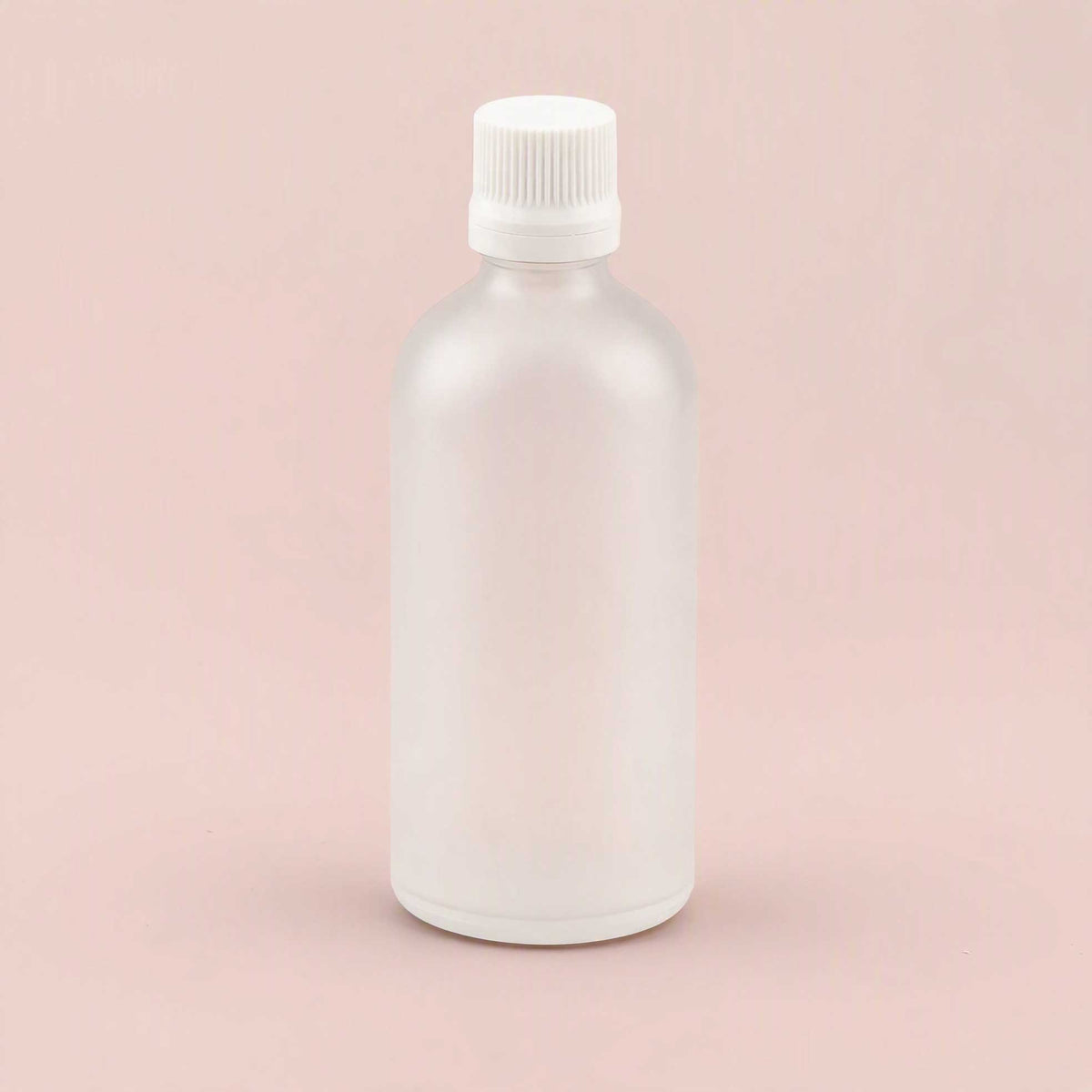 Staklena bočica 100ml, mat bela, sa kapaljkom - 411850-422100/150