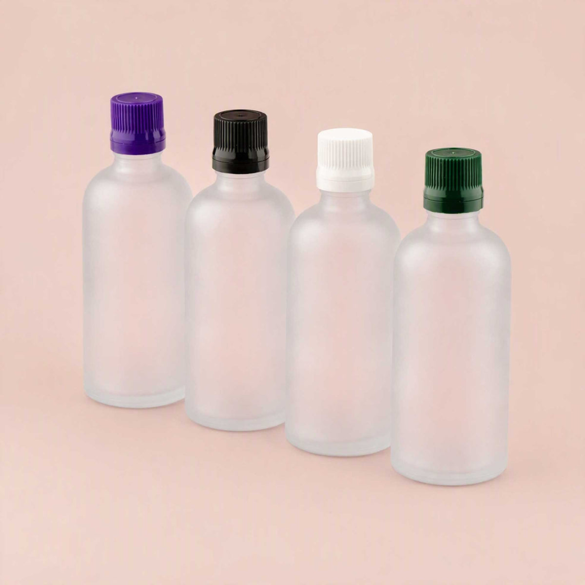 Staklena bočica 100ml, mat bela, sa kapaljkom - 411850-422100/150