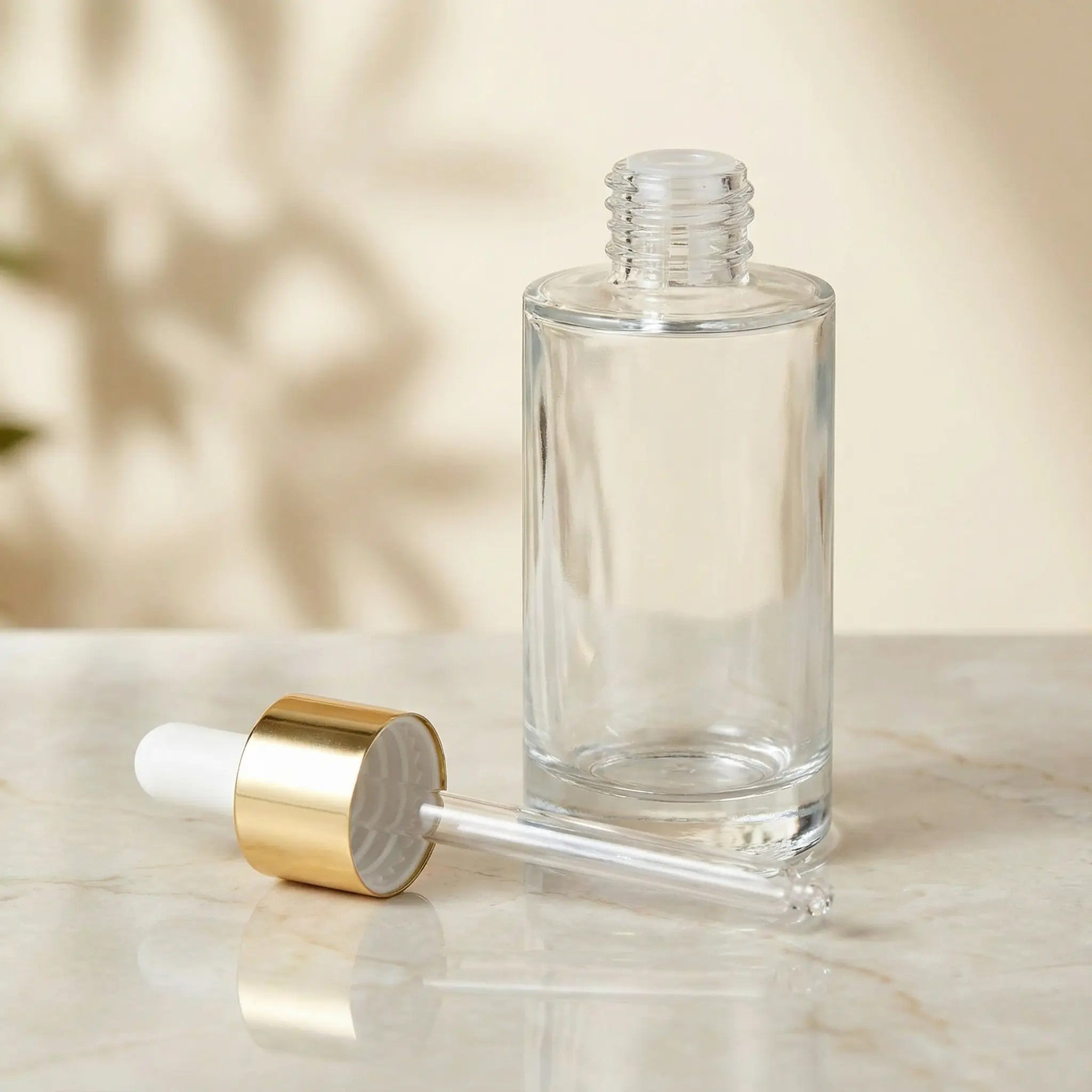 Staklena serum bočica sa pipetom, 50ml - 428150