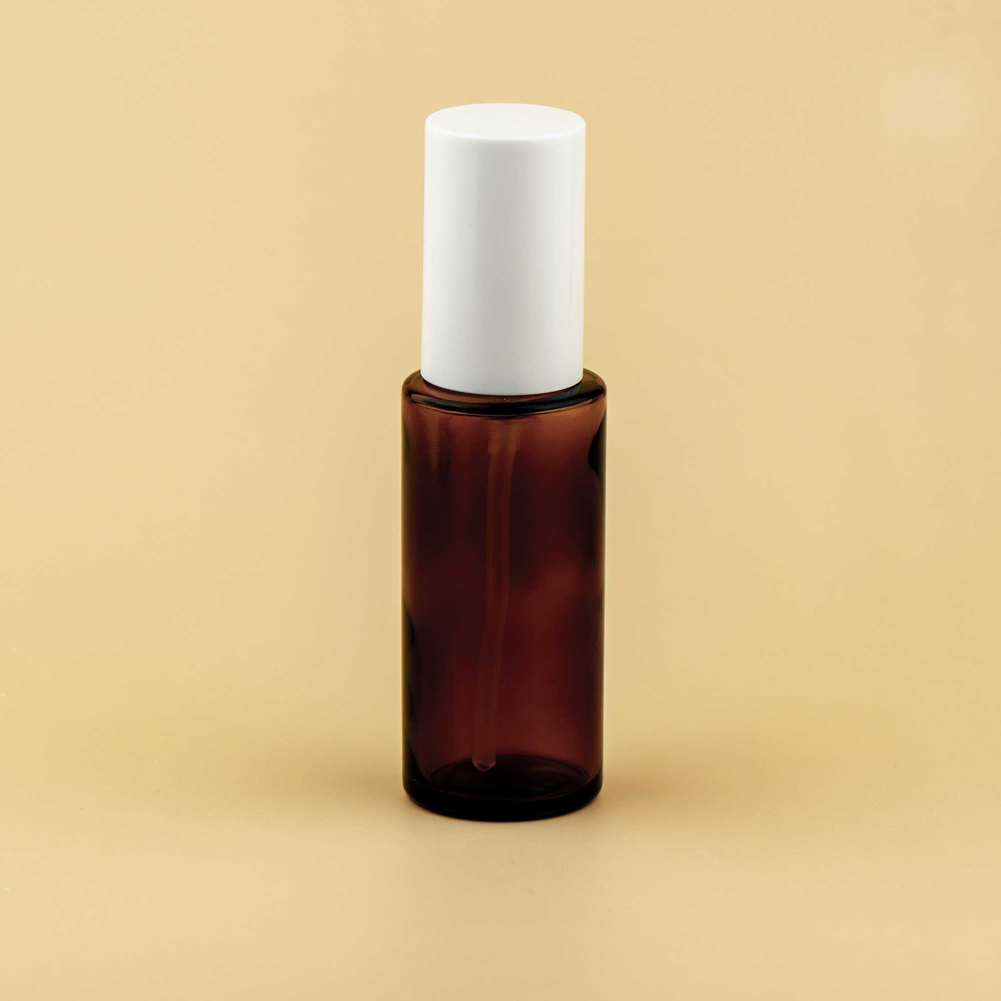 HERA 50ml braon staklena bočica sa belim sprej raspršivačem - 428250