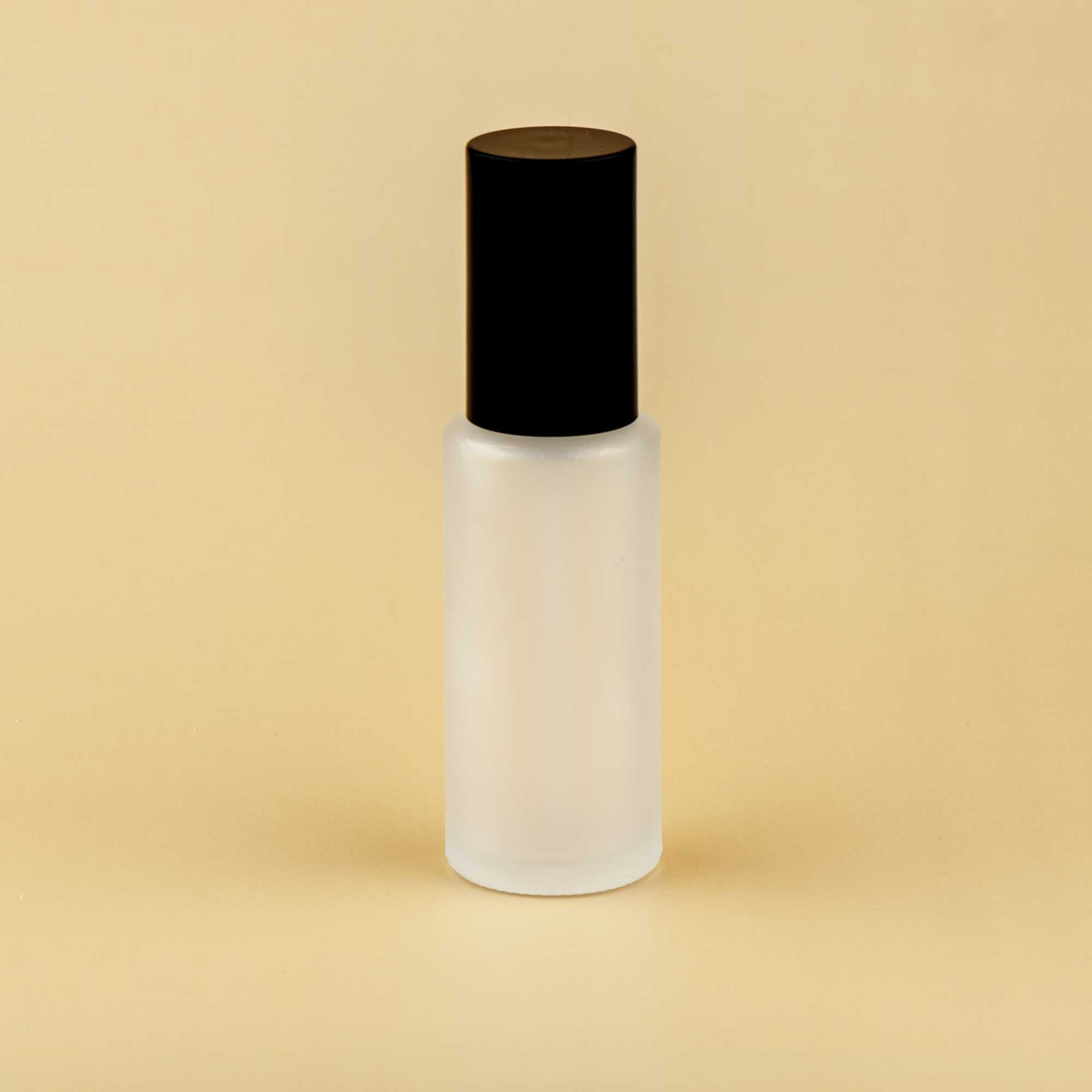 HERA 50ml mat bela staklena bočica sa crnim sprej raspršivačem - 428270