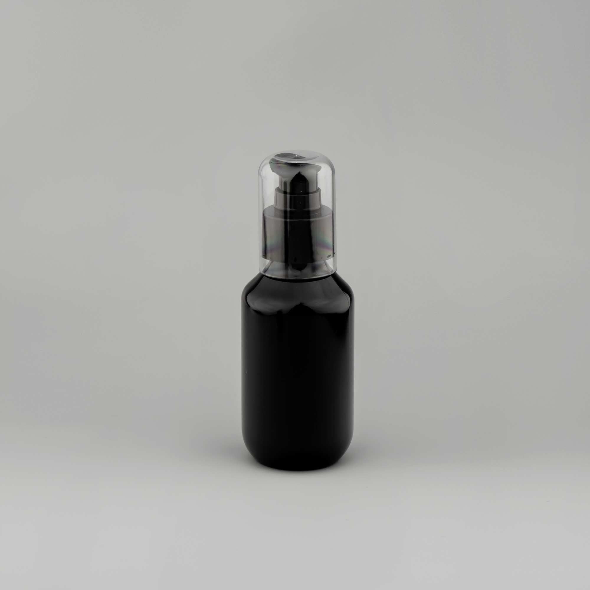 Boston boca 100 ml crna PET ambalaža za kozmetiku