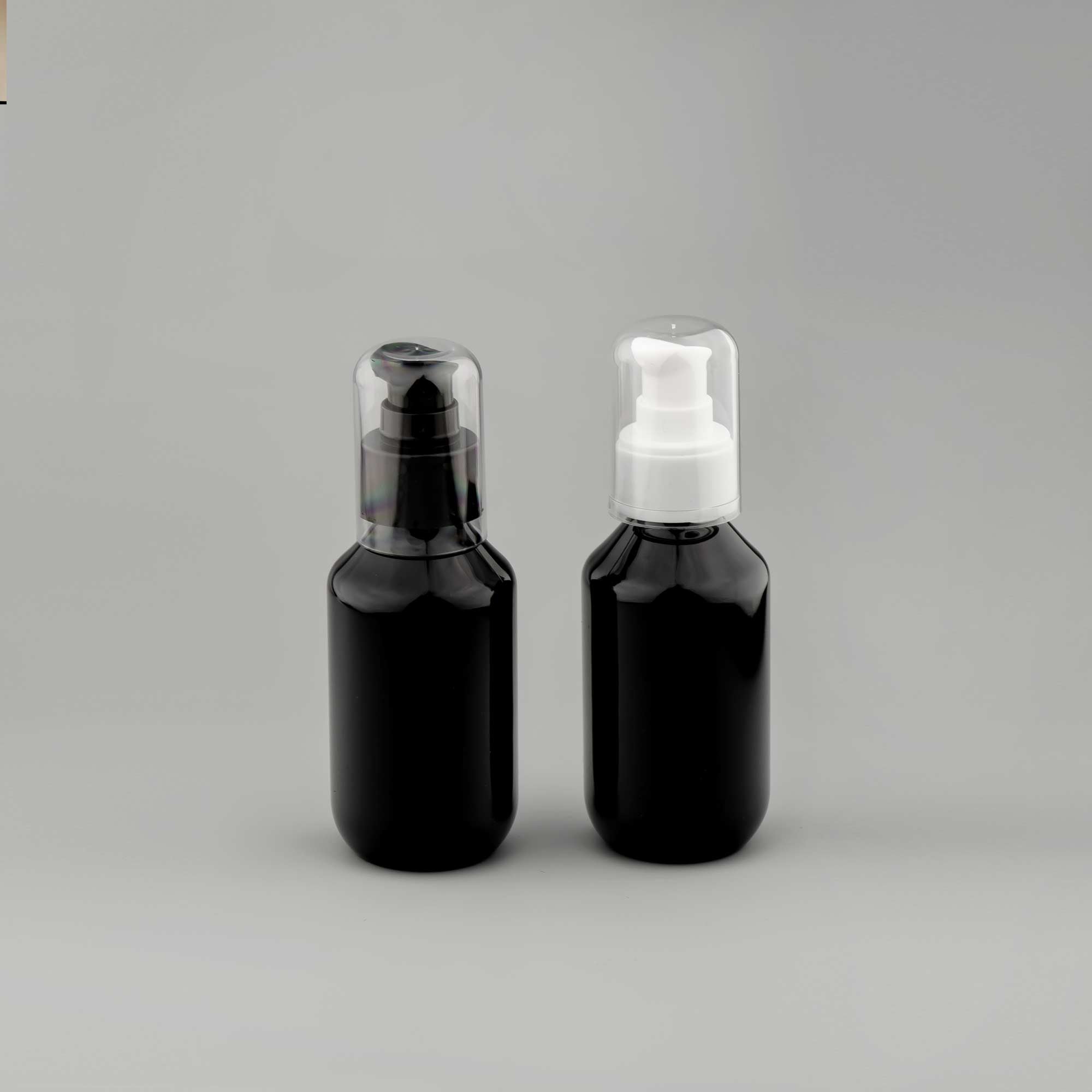 PET Boston boca 100 ml crna sa pumpicom za serum