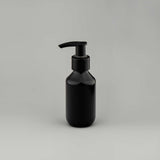 Boston boca 100 ml crna PET ambalaža za kozmetiku sa crnom pumpicom