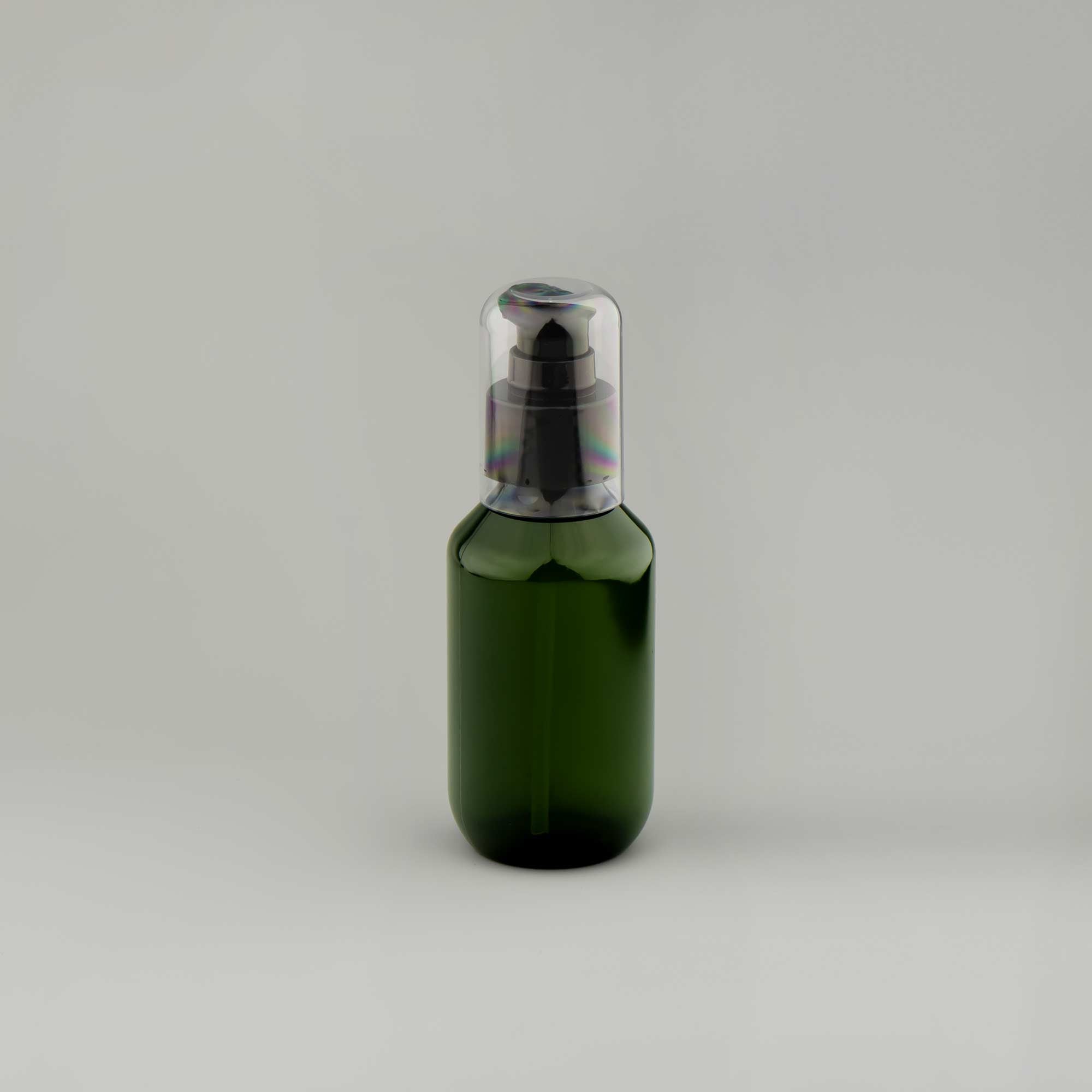 Boston boca 100 ml zelena PET ambalaža za kozmetiku