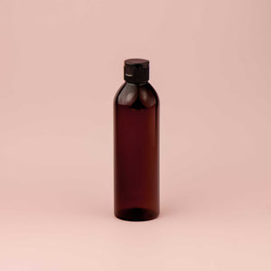 kozmetička amber boca 250ml sa flip top zatvaračem zaštita od svetlosti PET ambalaža