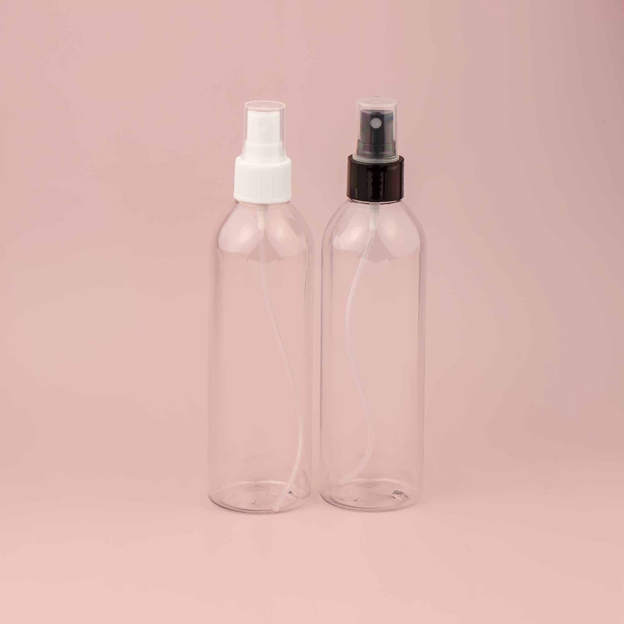 RIO PET boca transparentna 250ml 500ml sa raspršivačem kozmetička ambalaža 24mm