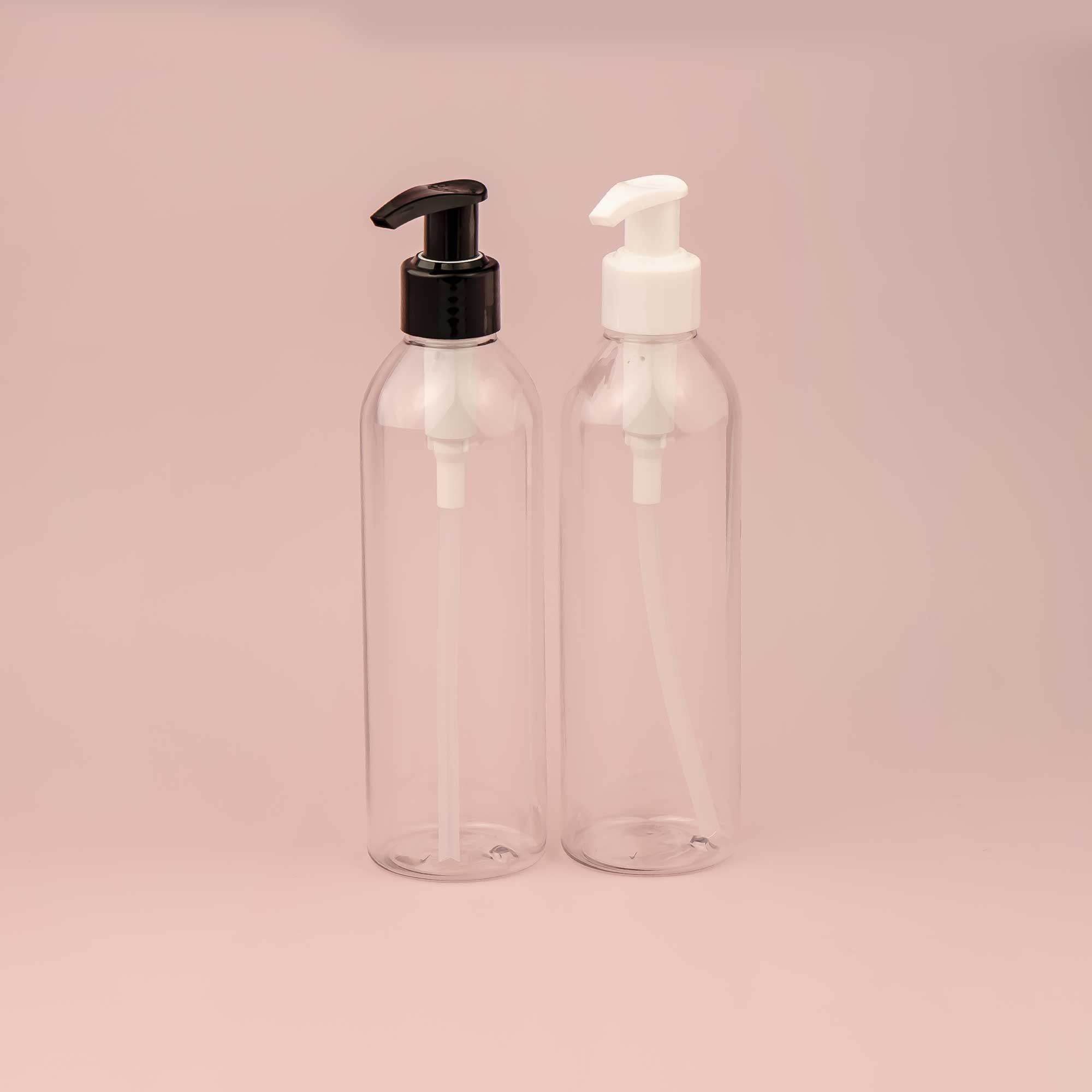 RIO PET boca transparentna 250ml 500ml sa losion pumpicom kozmetička ambalaža 24mm