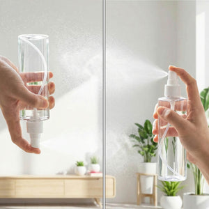 transparentna pet boca 250 ml lima sa 360 raspršivačem bela pumpica kozmetička ambalaža 24mm