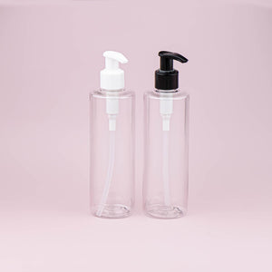 transparentna pet boca 250 ml lima sa losion pumpicom kozmetička ambalaža 24mm